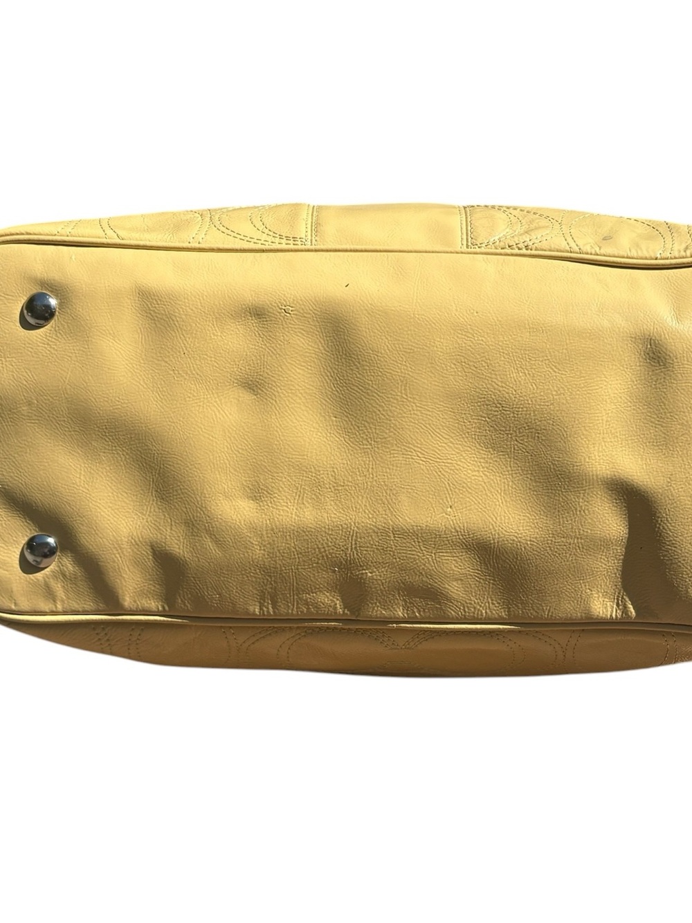 Coach Signature Stitched Patent Leather Kiss lock shoulder Bag 2012 (F19215) - Picture 8 of 16